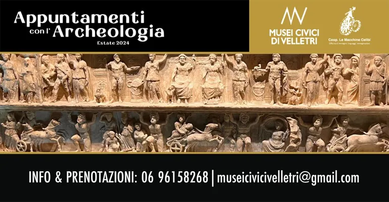 Musei Civici di Velletri. Appuntamenti con l’Archeologia. Il programma dal 1 al 14 Luglio 2024