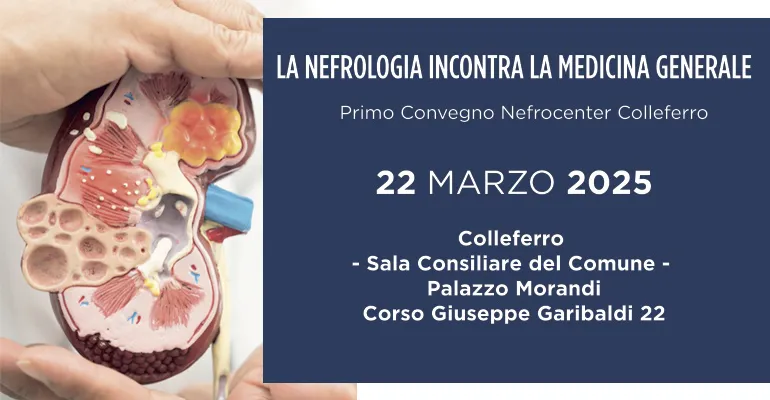 Colleferro. Il 22 Marzo a Palazzo Morandi – Aula Consiliare, primo Convegno NefroCenter dal titolo “La Nefrologia incontra la Medicina Generale”